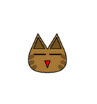 表情豊かな猫スタンプ（個別スタンプ：1）