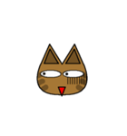 表情豊かな猫スタンプ（個別スタンプ：3）