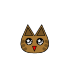 表情豊かな猫スタンプ（個別スタンプ：16）