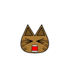 表情豊かな猫スタンプ（個別スタンプ：28）