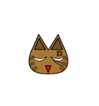 表情豊かな猫スタンプ（個別スタンプ：36）