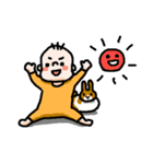 赤ちゃんとうさぎ（個別スタンプ：1）