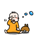 赤ちゃんとうさぎ（個別スタンプ：3）