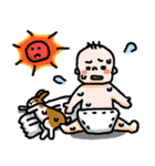 赤ちゃんとうさぎ（個別スタンプ：4）