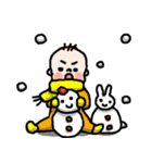 赤ちゃんとうさぎ（個別スタンプ：5）