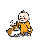 赤ちゃんとうさぎ（個別スタンプ：6）