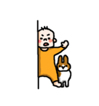 赤ちゃんとうさぎ（個別スタンプ：8）