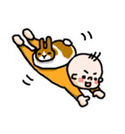 赤ちゃんとうさぎ（個別スタンプ：12）