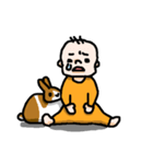 赤ちゃんとうさぎ（個別スタンプ：15）