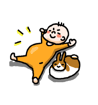 赤ちゃんとうさぎ（個別スタンプ：19）