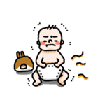 赤ちゃんとうさぎ（個別スタンプ：25）