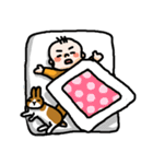 赤ちゃんとうさぎ（個別スタンプ：30）