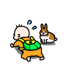 赤ちゃんとうさぎ（個別スタンプ：33）