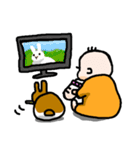 赤ちゃんとうさぎ（個別スタンプ：37）