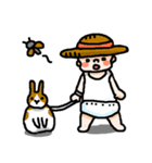 赤ちゃんとうさぎ（個別スタンプ：38）
