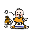 赤ちゃんとうさぎ（個別スタンプ：40）