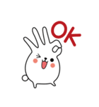 finger rabbit（個別スタンプ：2）