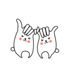 finger rabbit（個別スタンプ：7）