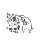 finger rabbit（個別スタンプ：8）