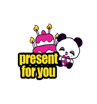 パーティーガールBLACKPANDA（個別スタンプ：9）