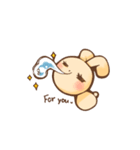 Mochi Rabbit（個別スタンプ：20）