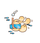 Mochi Rabbit（個別スタンプ：40）