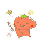 形の悪いトマト（個別スタンプ：38）