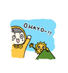 なないろずきんちゃん（個別スタンプ：1）