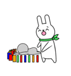 仕返しウサギ（個別スタンプ：8）