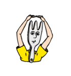 フォーク氏の日常会話スタンプ（個別スタンプ：9）
