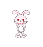愉快なウサちゃん（個別スタンプ：3）