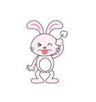 愉快なウサちゃん（個別スタンプ：5）