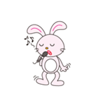 愉快なウサちゃん（個別スタンプ：19）