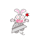 愉快なウサちゃん（個別スタンプ：28）