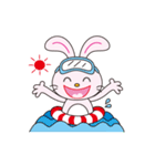 愉快なウサちゃん（個別スタンプ：33）