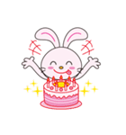 愉快なウサちゃん（個別スタンプ：34）