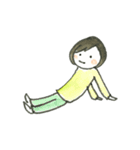 ハナコとユキオ（個別スタンプ：33）