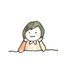 ハナコとユキオ（個別スタンプ：35）