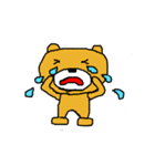 普通のクマのコメント（個別スタンプ：4）