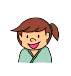 五七五の小ざむらい＆町むすめ（個別スタンプ：31）