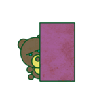 くまのぬいぐるみ。（個別スタンプ：30）