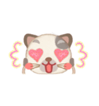 可愛い動物の顔スタンプ（個別スタンプ：7）
