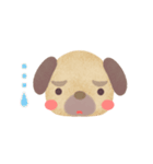 可愛い動物の顔スタンプ（個別スタンプ：17）