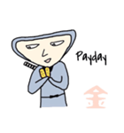 忍者男と漢字（個別スタンプ：16）