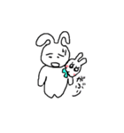 ダラうさらいふ（個別スタンプ：4）