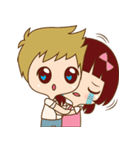 スイートな新婚カップル（個別スタンプ：13）