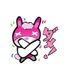 うさぎのバニーちゃん 網タイツ（個別スタンプ：19）