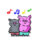 ミニブタのてびち（個別スタンプ：12）