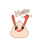 クリームBunnyと彼女のクリームTaco（個別スタンプ：1）