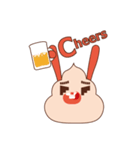 クリームBunnyと彼女のクリームTaco（個別スタンプ：21）